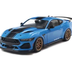 2025 Shelby Mustang Super Snake - Grabber Blue 1:18 Scale Diecast Model Car by Solido