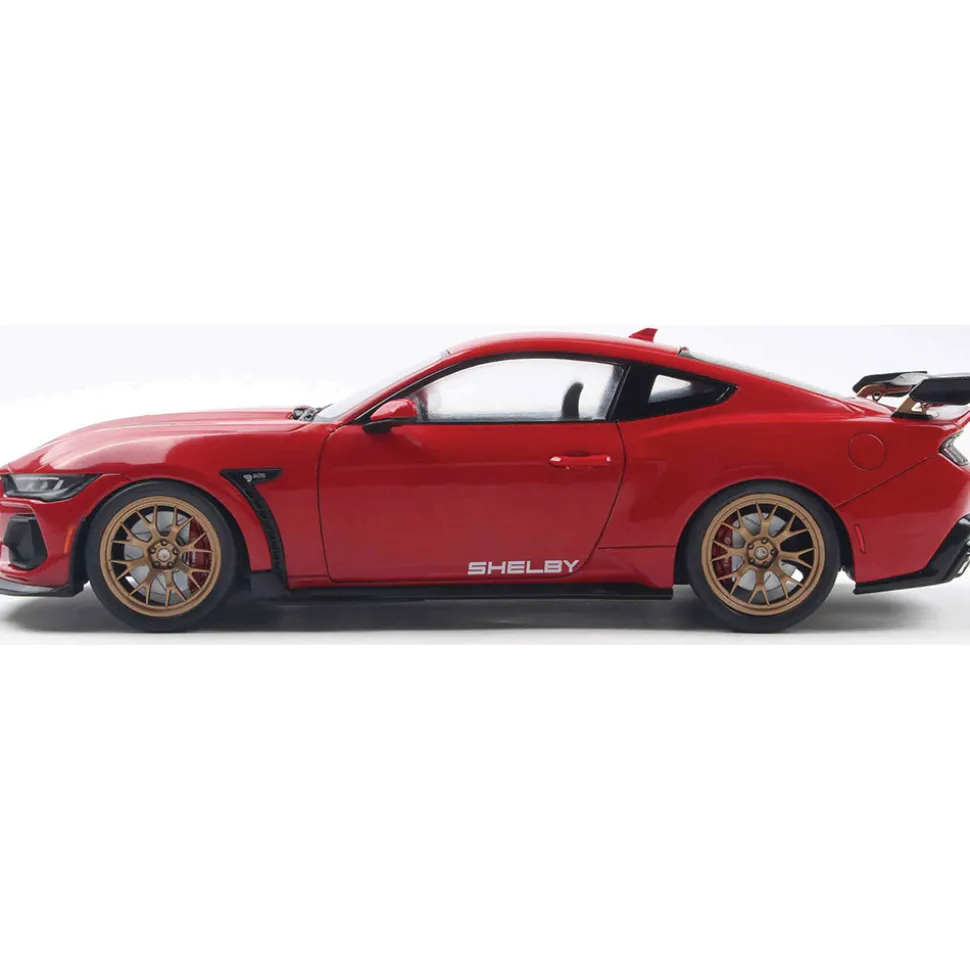 2025 Shelby Mustang Super Snake - Race Red 1:18 Scale Diecast Model Car by Solido