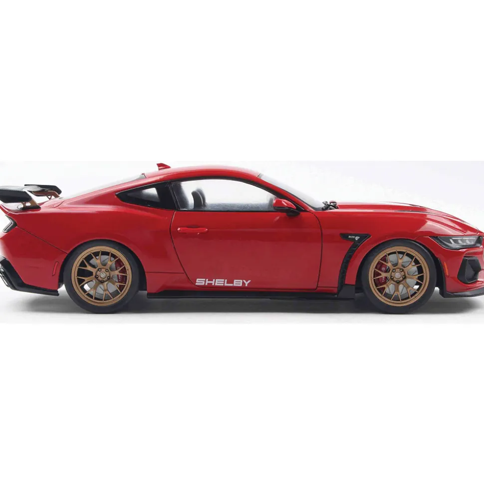 2025 Shelby Mustang Super Snake - Race Red 1:18 Scale Diecast Model Car by Solido