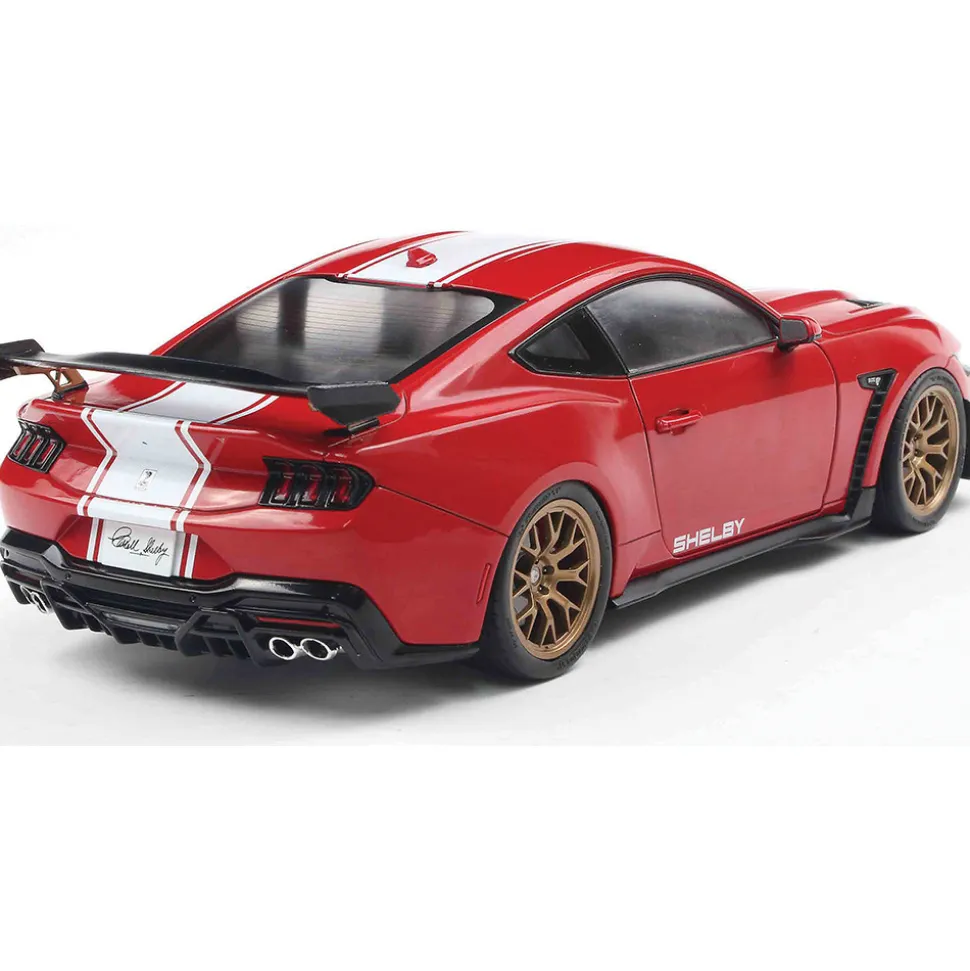 2025 Shelby Mustang Super Snake - Race Red 1:18 Scale Diecast Model Car by Solido