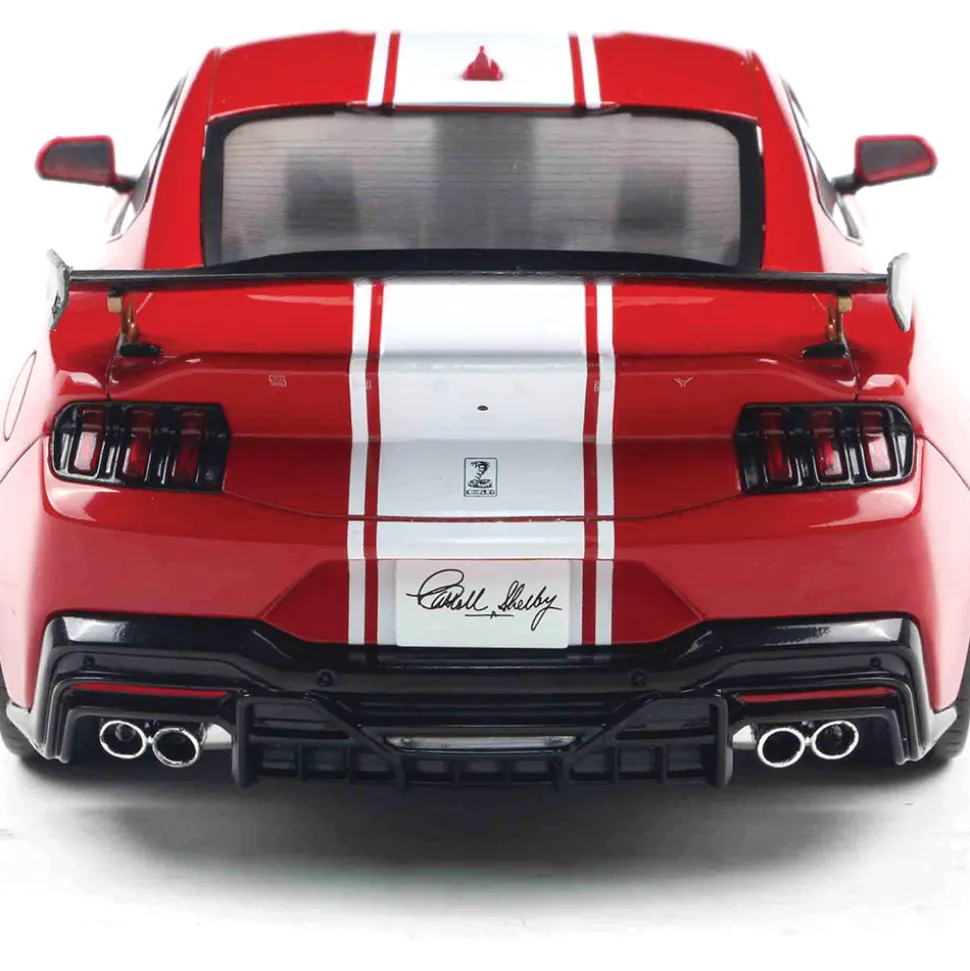 2025 Shelby Mustang Super Snake - Race Red 1:18 Scale Diecast Model Car by Solido