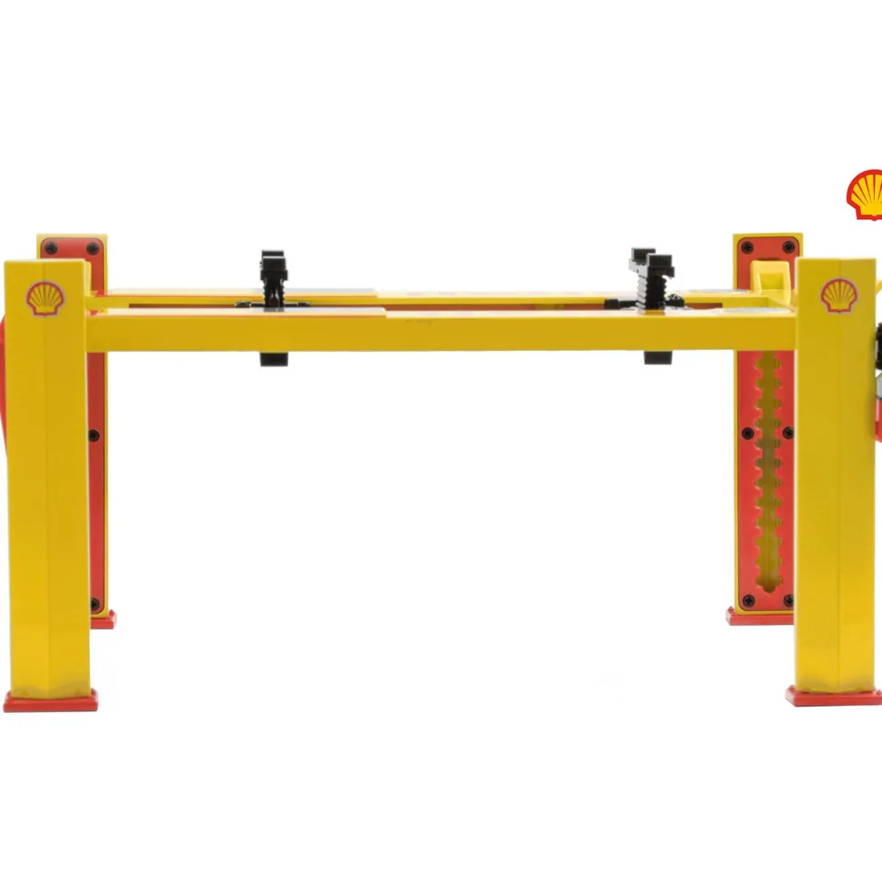 Shell Four-Post Auto Lift 1:18 Scale Diecast Model by Greenlight
