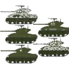 Sherman M4A3 1/35 Kit 1:35 scale Plastic by Italeri