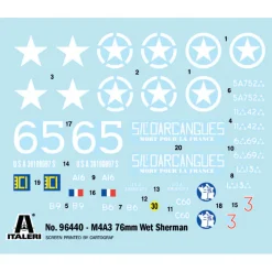 Sherman M4A3 1/35 Kit 1:35 scale Plastic by Italeri