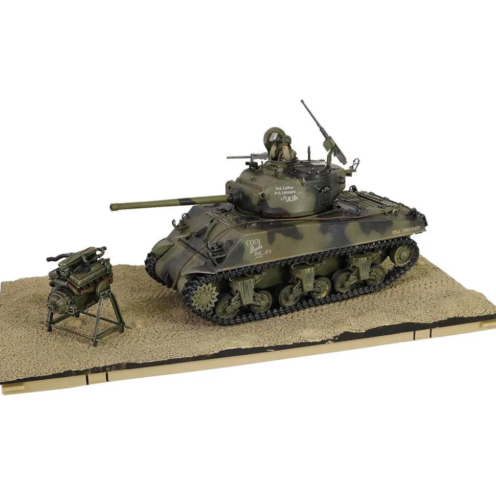 Sherman M4A3 (76), VVSS 1/32 Die Cast Model, Black Panthers, 761st Tank Battalion 1:32 scale Metal by Forces of Valor