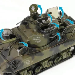 Sherman M4A3 (76), VVSS 1/32 Die Cast Model, Black Panthers, 761st Tank Battalion 1:32 scale Metal by Forces of Valor