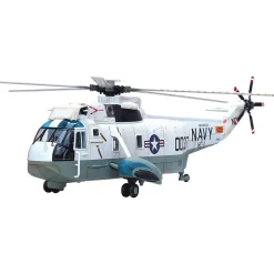 SH-3H Sea King Anti-Submarine Warfare Squadron 4 Black Knights Carrier Air Wing 15, USS Carl Vinson 1:72 Scale Diecast Metal Replica by Legion