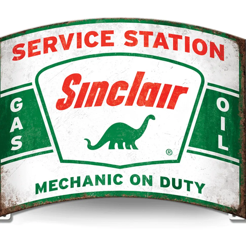 Sinclair Service 3D Rolled Sign Metal Sign by Desperate Enterprises
