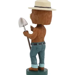 Smokey Bear Bobble Head with Shovel Cast Resin Figure by Royal Bobbles