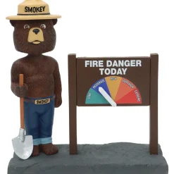 Smokey the Bear Fire Danger Meter Bobblehead National Bobblehead HOF (794000614793) by National Bobblehead HOF