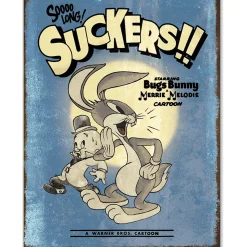 So Long Suckers Metal Sign Desperate Enterprises (2985) by Desperate Enterprises