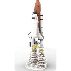 Space Shuttle Discovery Building Block Model - 353 Pieces Building Brick Set by Atom Brick Company