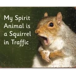 Spirit Animal Metal Sign Desperate Enterprises (2717) by Desperate Enterprises