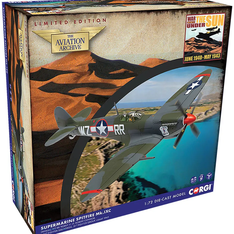 Spitfire Mk.Ixc 1/72 Diecast Model Corgi (AA29104) 1:72 scale Metal by Corgi
