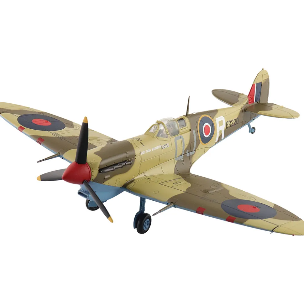 Spitfire Mk V 1/48 Die Cast Model - HA7860 ER220, No. 92 East India Squadron, early 1943 1:48 scale Metal by Hobby Master