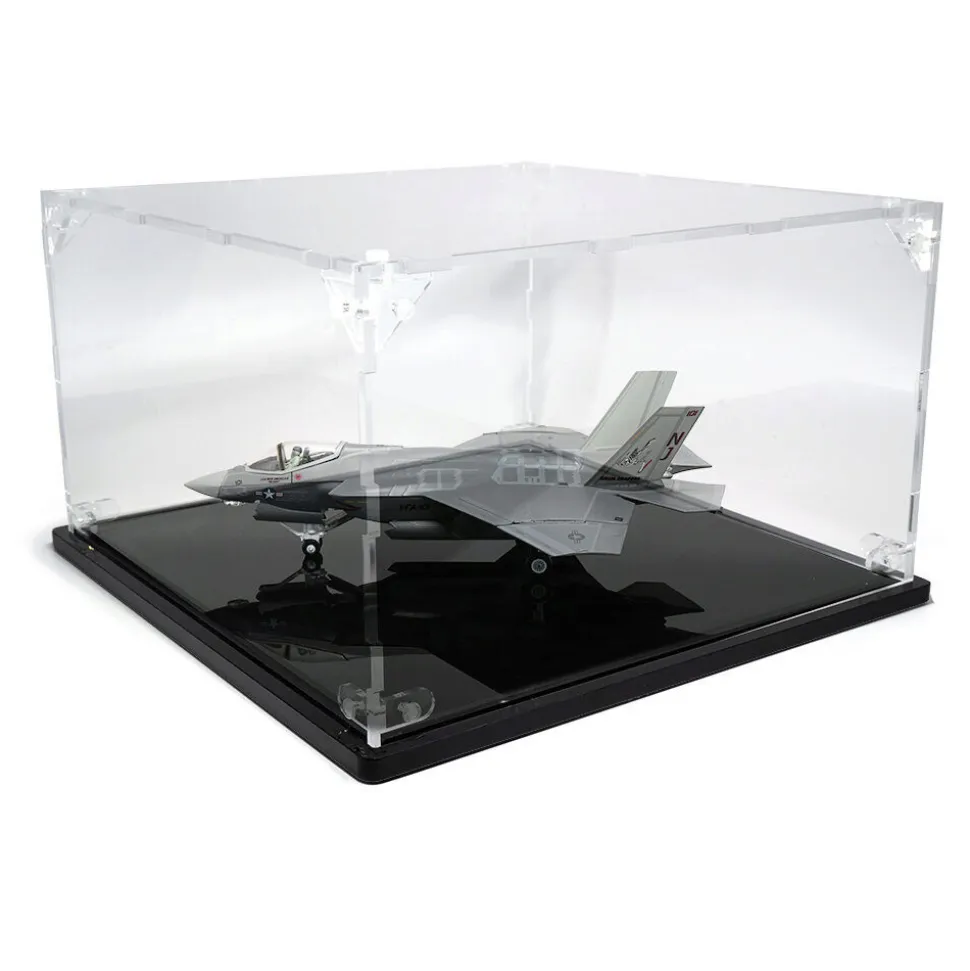 Square Knock Down Acrylic Display Case Acrylic Display Case by Collector's Showcase