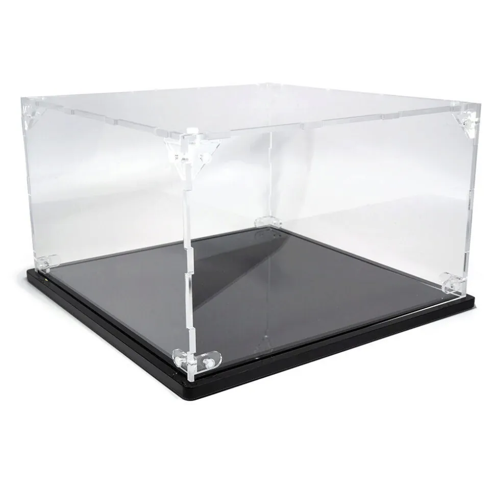 Square Knock Down Acrylic Display Case Acrylic Display Case by Collector's Showcase