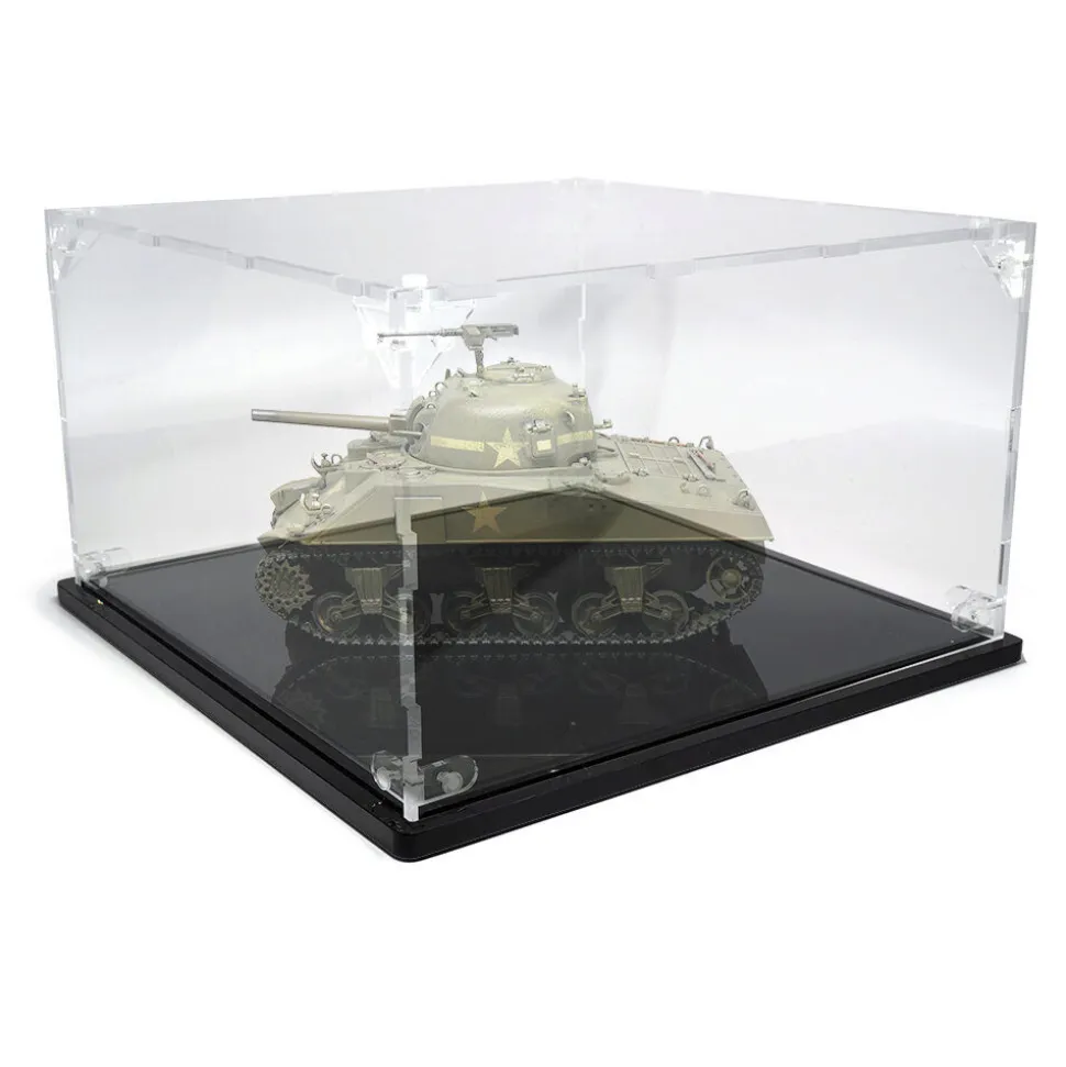 Square Knock Down Acrylic Display Case Acrylic Display Case by Collector's Showcase