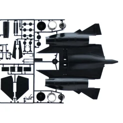 SR-71 Blackbird With Drone 1/72 Kit 1:72 Scale Plastic Model Kit by Italeri