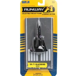 SR-71 NO DRONE DIE CAST MODEL W/ RUNWAY Diecast Model Plane by Daron