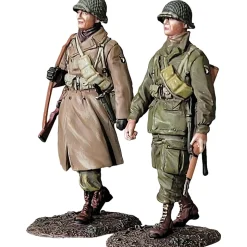 101st Airborne Marching 1/30 Figure Set WILLIAM BRITAIN (25306) 1:30 scale Metal by William Britain