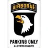 101st Airborne Parking Only Metal Sign PTS502 Heavy Gauge Steel by Vintage Sign Co.