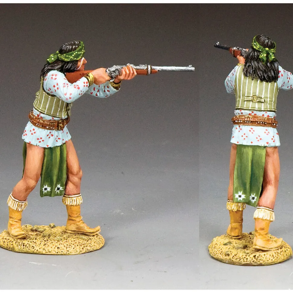 Standing Apache w/Carbine 1/30 Figure KING & COUNTRY (TRW187) 1:30 Scale Metal by King and Country