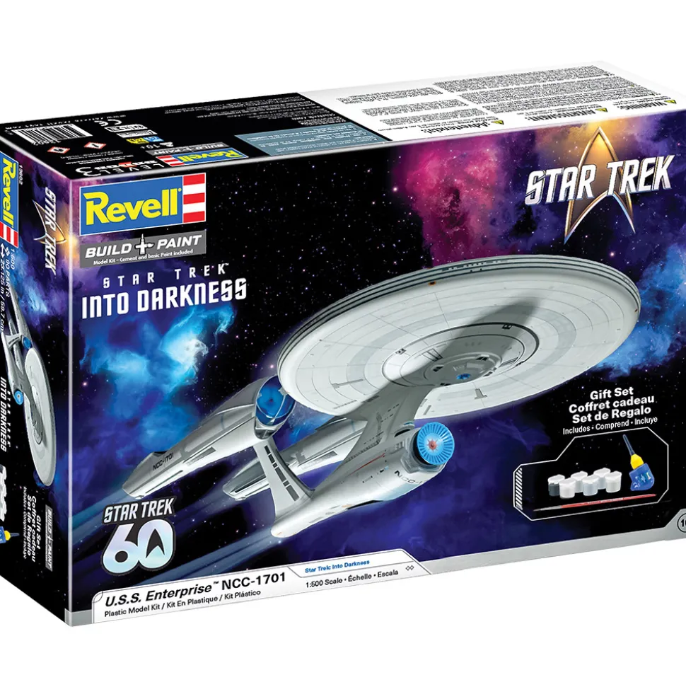 STAR TREK U.S.S. ENTERPRISE NCC-1701 - INTO DARKNESS 1:500 Scale Plastic Model Kit by Revell