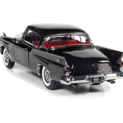 1957 Studebaker Gold Hawk MCACN - Midnight Black 1:18 Scale Diecast Model Car by Auto World