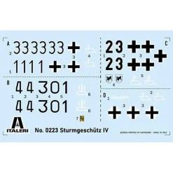 Sturmgeschutz IV 1/35 Kit Italeri (0223s) 1:35 Scale Plastic by Italeri