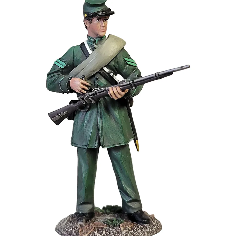 1st U.S. Berdan's Sharpshooter, Reaching for Cap 1/30 Figure WILLIAM BRITAIN (31478) 1:30 scale Metal by William Britain