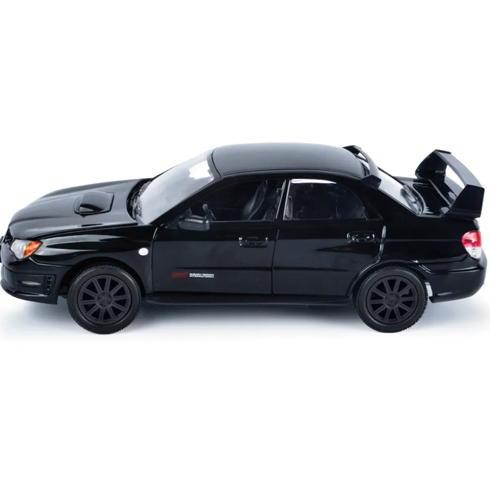 Subaru Impreza WRX STI - Black 1:24 Scale Diecast Model Car by Motormax