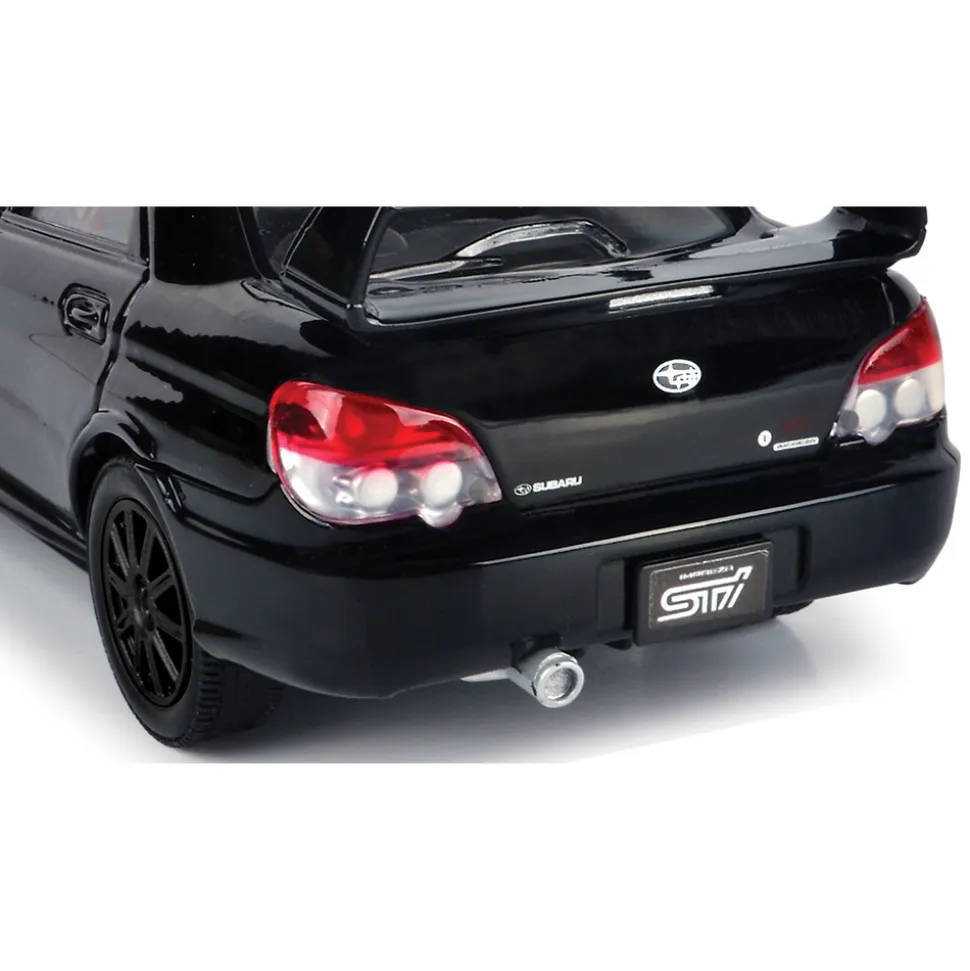 Subaru Impreza WRX STI - Black 1:24 Scale Diecast Model Car by Motormax