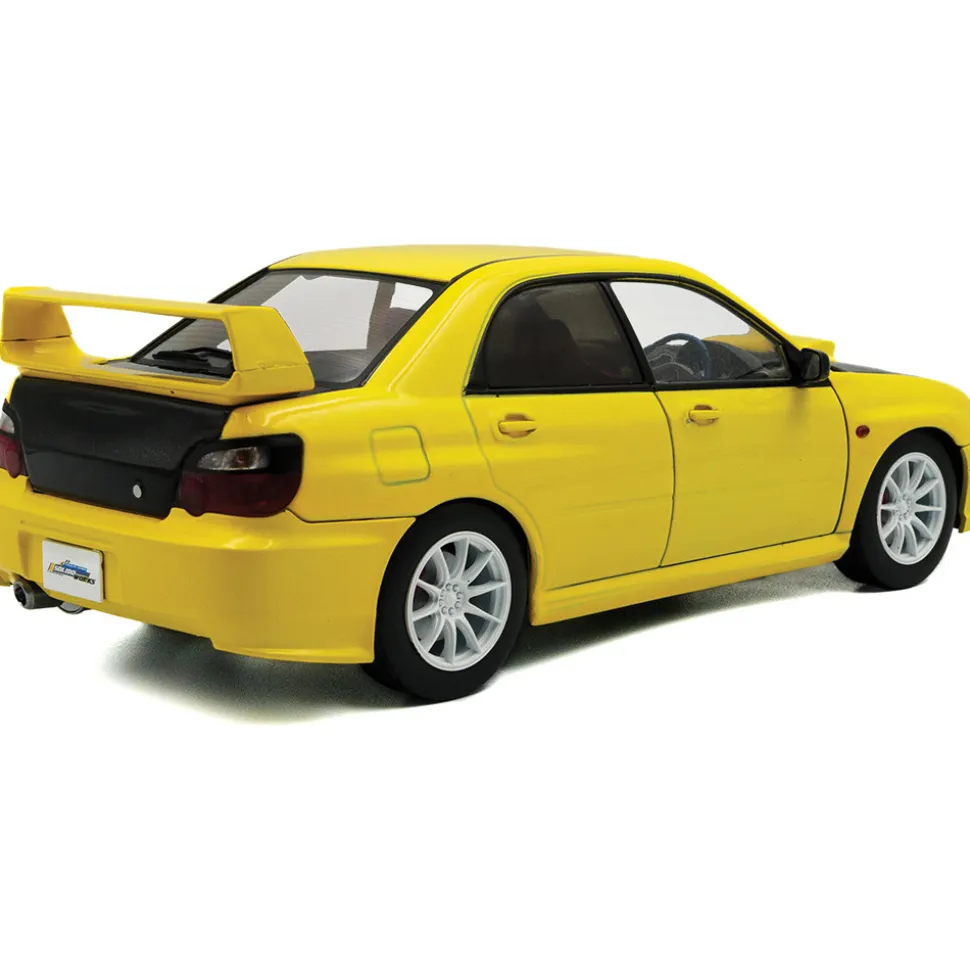 2003 Subaru Impreza WRX STI - Yellow 1:18 Scale Diecast Model Car by Solido