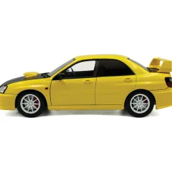 2003 Subaru Impreza WRX STI - Yellow 1:18 Scale Diecast Model Car by Solido