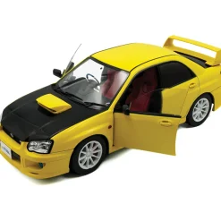 2003 Subaru Impreza WRX STI - Yellow 1:18 Scale Diecast Model Car by Solido
