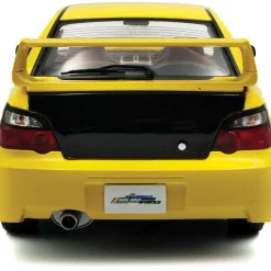2003 Subaru Impreza WRX STI - Yellow 1:18 Scale Diecast Model Car by Solido