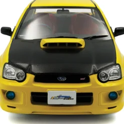 2003 Subaru Impreza WRX STI - Yellow 1:18 Scale Diecast Model Car by Solido