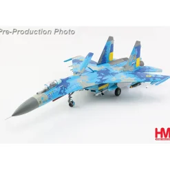Su-27 Flanker B 1/72 Die Cast Model - HA6027 Ukrainian Air Force (with 2 x JDAM-Er gliding bombs) 1:72 scale Metal by Hobby Master