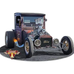 1926 T-Bucket Pickup Cut out 18 X 12 vintage metal sign Heavy Gauge Metal Sign by Vintage Signs