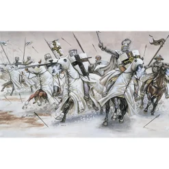 Teutonic Knights (Medieval Era) 1/72 Plastic Figure Set Italeri (6019) 1:72 scale Plastic by Italeri