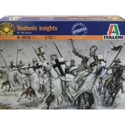 Teutonic Knights (Medieval Era) 1/72 Plastic Figure Set Italeri (6019) 1:72 scale Plastic by Italeri