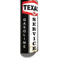 Texaco Rolled 3D Metal Sign Metal Sign by Desperate Enterprises