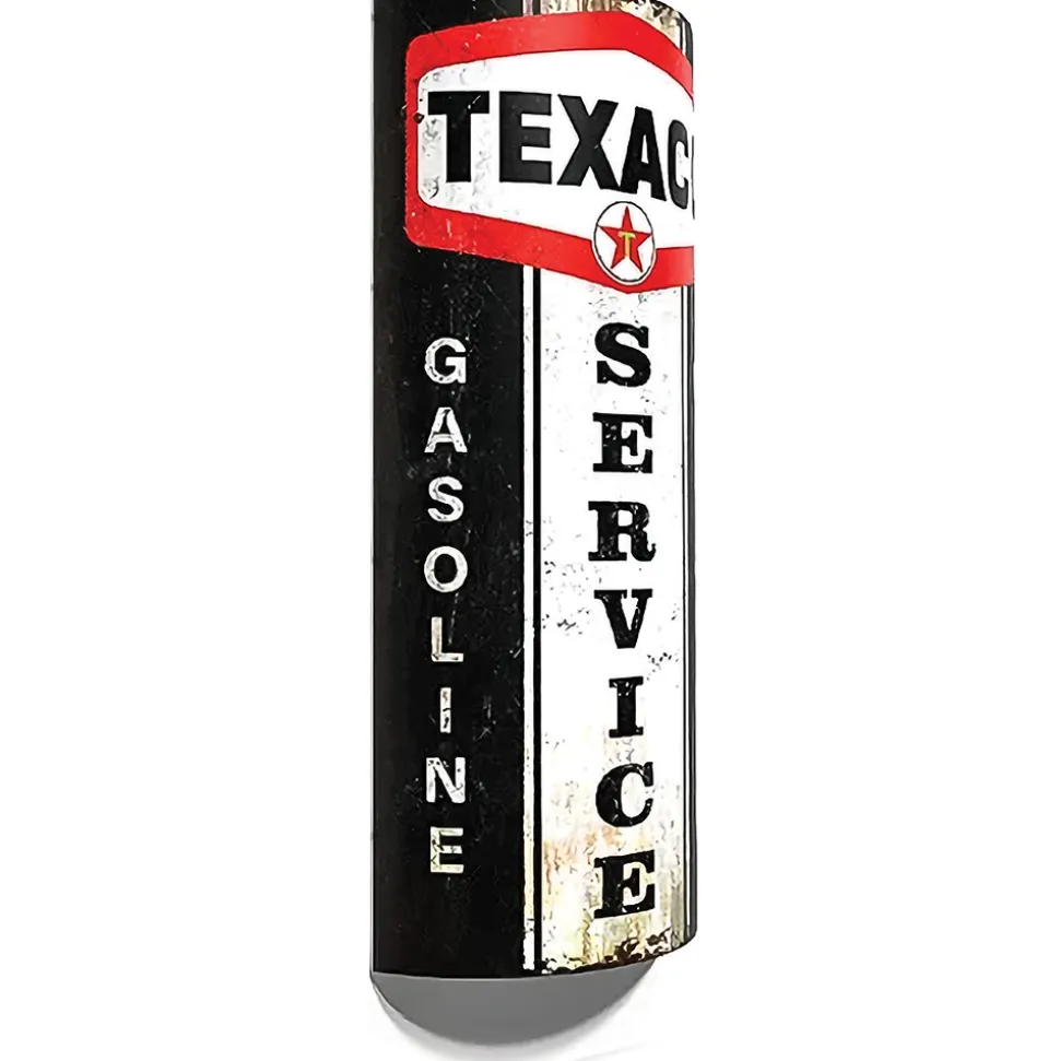 Texaco Rolled 3D Metal Sign Metal Sign by Desperate Enterprises