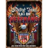 Thank You Veterans Metal Sign RVG5049M Heavy gauge American steel by Reedyville Goods