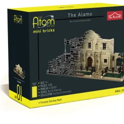 The Alamo Building Block Model - 1066 Pieces Building Brick Set by Atom Brick Company