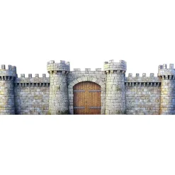 The Castle Facade Backdrop 1/30 Model 1:30 scale Metal by King and Country