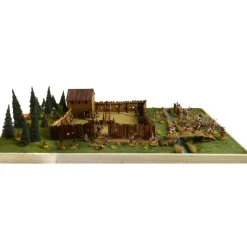 The Last Outpost - FR./Indian War 1/72 Figure Kit 1:72 Scale Plastic Model Kit by Italeri