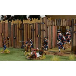 The Last Outpost - FR./Indian War 1/72 Figure Kit 1:72 Scale Plastic Model Kit by Italeri