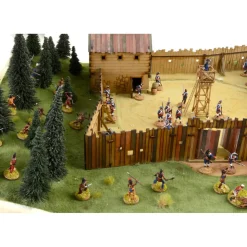 The Last Outpost - FR./Indian War 1/72 Figure Kit 1:72 Scale Plastic Model Kit by Italeri
